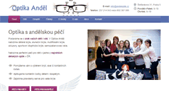 Desktop Screenshot of andeloptik.cz